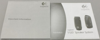 Колонки Logitech S120 2.0 черный 2.2Вт от магазина РЭССИ