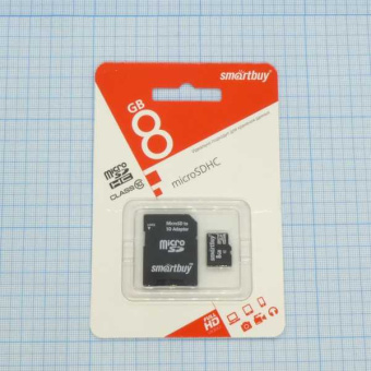 Карта памяти MicroSDHC 8GB   10 класс от магазина РЭССИ