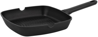 Сковорода-гриль Rondell Zeita Neu RDA-1204 квадратная 28см покрытие: TriTitan ручка несъемная (без крышки) черный от магазина РЭССИ