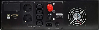 Источник бесперебойного питания Powercom Infinity INF-500AP RM (3U) 300Вт 500ВА черный от магазина РЭССИ
