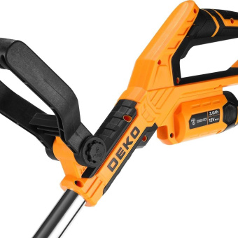 Триммер электрический Deko DKTR12 1х2.5Ач аккум. реж.эл.:леска/нож/диск от магазина РЭССИ