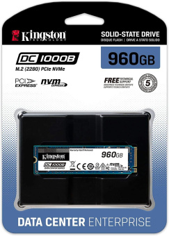Накопитель SSD Kingston PCI-E 3.0 x4 960Gb SEDC1000BM8/960G DC1000B M.2 2280 0.6 DWPD от магазина РЭССИ