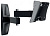 Кронштейн для телевизора Holder LCDS-5064 черный 15"-38" макс.30кг настенный поворот и наклон от магазина РЭССИ