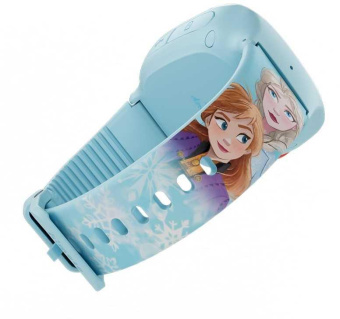 Смарт-часы Кнопка Жизни Disney Холодное сердце 1.44" TFT корп.голубой рем.голубой разм.брасл.:M/L (9301111) от магазина РЭССИ