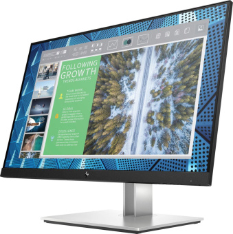 Монитор HP 23.8" E24q G4 черный IPS 5ms 16:9 HDMI HAS Piv 250cd 178гр/178гр 2560x1440 VGA DP 2K USB 5.7кг от магазина РЭССИ
