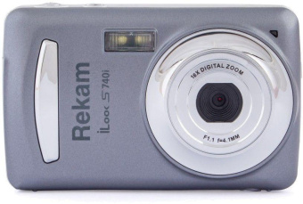 Фотоаппарат Rekam iLook S740i черный 16Mpix 2.4" 720p SDHC/MMC CMOS/AAA от магазина РЭССИ