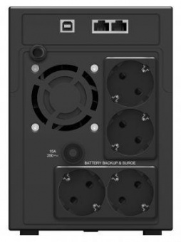 Источник бесперебойного питания Ippon Smart Power Pro II Euro 1600 960Вт 1600ВА черный от магазина РЭССИ