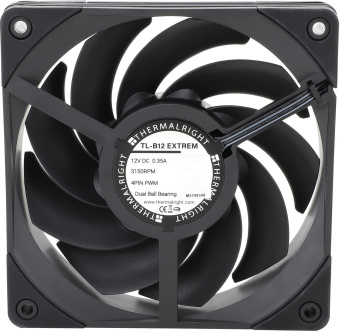 Вентилятор Thermalright TL-B12-EXTREM черный 4-pin 40.5dB 215gr Ret от магазина РЭССИ