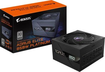 Блок питания Gigabyte ATX 850W AORUS ELITE GP-AE850PM PG5 Gen.5 80+ platinum (20+4pin) APFC 120mm fan 16xSATA Cab Manag RTL от магазина РЭССИ