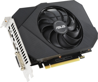 Видеокарта Asus PCI-E PH-GTX1650-O4GD6-P-V2 NVIDIA GeForce GTX 1650 4096Mb 128 GDDR6 1410/12000 DVIx1 HDMIx1 DPx1 HDCP Ret от магазина РЭССИ
