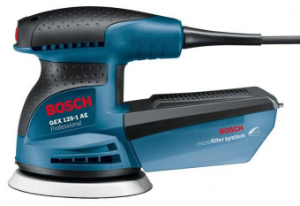 Эксцентриковая шлифовальная машина Bosch GEX 125-1 AE 250Вт от магазина РЭССИ