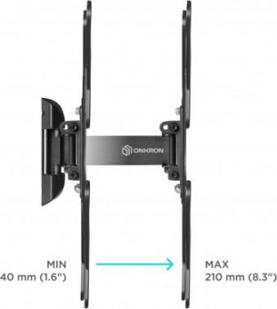 Кронштейн для телевизора Onkron M2 черный 26"-65" макс.35кг настенный поворот и наклон от магазина РЭССИ