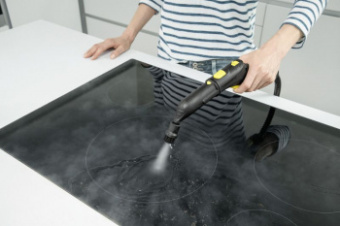 Пароочиститель напольный Karcher EasyFix SC 5 Iron 2200Вт желтый/черный от магазина РЭССИ