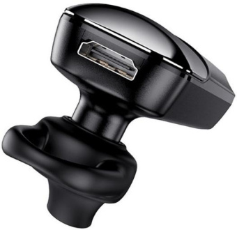 Наушники с микрофоном Hoco E57 черный внутриканальные BT крепление за ухом от магазина РЭССИ