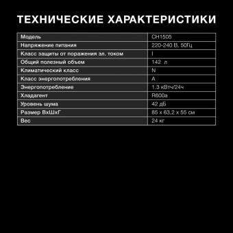 Морозильный ларь Hyundai CH1505 белый от магазина РЭССИ