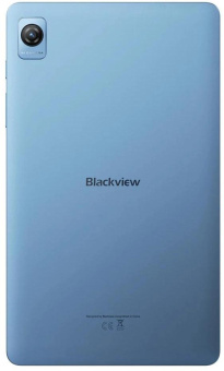 Планшет Blackview TAB60 T606 (1.6) 8C RAM6Gb ROM128Gb 8.68 IPS 1340x800 4G 2Sim Android 13 голубой 8Mpix 5Mpix BT WiFi microSD 1Tb 6050mAh 696hr от магазина РЭССИ