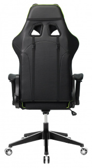 Кресло игровое Zombie VIKING 4 AERO черный/салатовый текстиль/эко.кожа с подголов. крестов. пластик от магазина РЭССИ