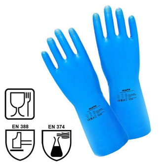 Защитные перчатки Scaffa практик Cem N38 от химических воздействий размер 10 00-01017723 от магазина РЭССИ