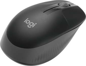 Мышь Logitech M190 черный/темно-серый оптическая (1000dpi) беспроводная USB для ноутбука (2but) от магазина РЭССИ