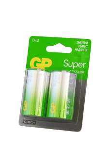 Элемент питания GP Super GP13AA21-2CRSBC2 G-TECH LR20 BL2 от магазина РЭССИ