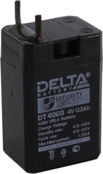 Батарея для ИБП Delta DT 4003 4В 0.3Ач от магазина РЭССИ