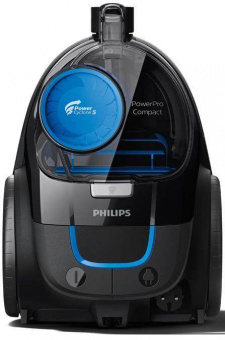 Пылесос Philips 3000 Series FC9331/09 900Вт черный/синий от магазина РЭССИ