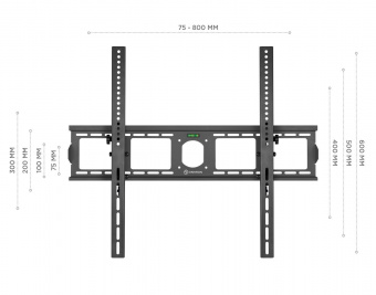 Кронштейн для телевизора Onkron UT4 черный 55"-100" макс.75кг настенный наклон от магазина РЭССИ