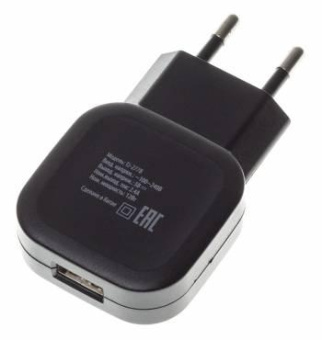 Сетевое зар./устр. Buro TJ-277B 12W 2.4A USB универсальное черный от магазина РЭССИ