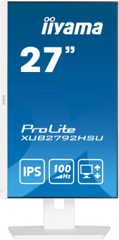 Монитор Iiyama 27" ProLite XUB2792HSU-W6 белый IPS LED 0.4ms 16:9 HDMI M/M матовая HAS Piv 1300:1 250cd 178гр/178гр 1920x1080 100Hz DP FHD USB 5.7кг от магазина РЭССИ