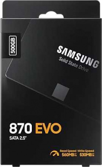 Накопитель SSD Samsung SATA III 500Gb MZ-77E500BW 870 EVO 2.5" от магазина РЭССИ