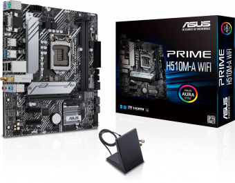 Материнская плата Asus PRIME H510M-A WIFI Soc-1200 Intel H510 2xDDR4 mATX AC`97 8ch(7.1) GbLAN+VGA+HDMI+DP от магазина РЭССИ