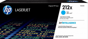 Картридж лазерный HP 212X W2121X голубой (10000стр.) для HP CLJ Enterprise M554/M555 от магазина РЭССИ