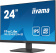 Монитор Iiyama 23.8" ProLite XU2493HS-B4 черный IPS LED 4ms 16:9 HDMI M/M матовая 1000:1 250cd 178гр/178гр 1920x1080 VGA DP FHD 3.5кг от магазина РЭССИ
