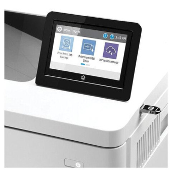 Принтер лазерный HP Color LaserJet Enterprise M555x (7ZU79A) A4 Duplex WiFi белый от магазина РЭССИ