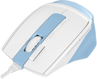 Мышь A4Tech Fstyler FM45S Air голубой/белый оптическая (2400dpi) silent USB (7but) от магазина РЭССИ
