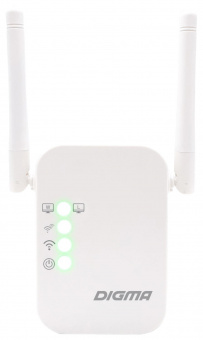 Повторитель беспроводного сигнала Digma D-WR310 N300 10/100BASE-TX белый (упак.:1шт) от магазина РЭССИ