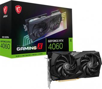 Видеокарта MSI PCI-E 4.0 RTX 4060 GAMING X 8G NVIDIA GeForce RTX 4060 8192Mb 128 GDDR6 2595/17000 HDMIx1 DPx3 HDCP Ret от магазина РЭССИ