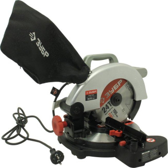 Торцовочная пила Зубр ЗПТ-190-1100 Л 900Вт 5000об/мин d=190мм от магазина РЭССИ