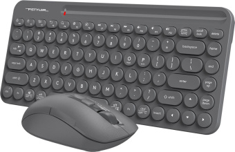 Клавиатура + мышь A4Tech Fstyler FG3200 Air клав:серый мышь:серый USB беспроводная slim Multimedia от магазина РЭССИ