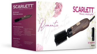Фен-щетка Scarlett Romanric SC-HAS73I14 800Вт мокко/золотистый от магазина РЭССИ