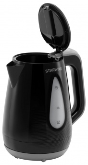 Чайник электрический Starwind SKP2316 1.7л. 2200Вт черный/серый (корпус: пластик) от магазина РЭССИ