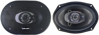 Колонки автомобильные Swat SP-B69 280Вт 89дБ 4Ом 15x23см (6x9дюйм) (ком.:2кол.) коаксиальные трехполосные от магазина РЭССИ