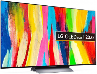 Телевизор OLED LG 77" OLED77C24LA.ARUB темно-серый 4K Ultra HD 120Hz DVB-T DVB-T2 DVB-C DVB-S DVB-S2 USB WiFi Smart TV (RUS) от магазина РЭССИ