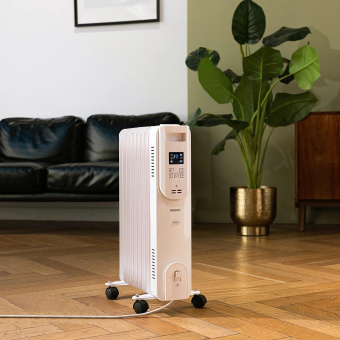 Радиатор масляный Timberk Home Intellect T-OR1507-F10E-WF 1500Вт белый от магазина РЭССИ