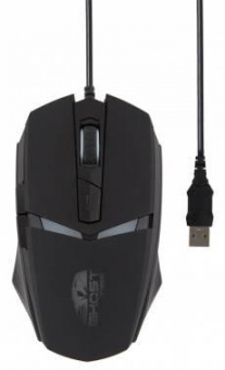 Мышь Оклик 795G GHOST черный оптическая (2400dpi) USB (6but) от магазина РЭССИ