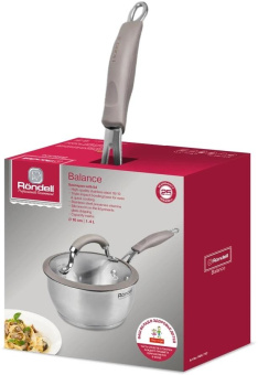 Ковш Rondell Balance RDS-752 1.4л. d=16см (с крышкой) стальной от магазина РЭССИ