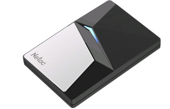 Накопитель SSD Netac USB-C 960Gb NT01Z7S-960G-32BK Z7S 2.5" черный от магазина РЭССИ