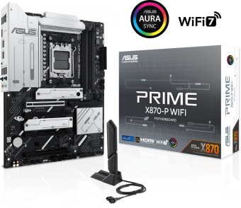 Материнская плата Asus PRIME X870-P WIFI SocketAM5 AMD X870 4xDDR5 ATX AC`97 8ch(7.1) 2.5Gg RAID+HDMI от магазина РЭССИ