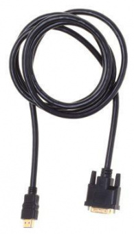 Кабель аудио-видео Buro HDMI (m)/DVI-D (Dual Link) (m) 1.8м. Позолоченные контакты черный (BHP RET HDMI_DVI18) от магазина РЭССИ