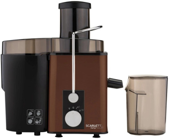Соковыжималка центробежная Scarlett SC-JE50S57 1000Вт рез.сок.:600мл. коричневый/черный от магазина РЭССИ